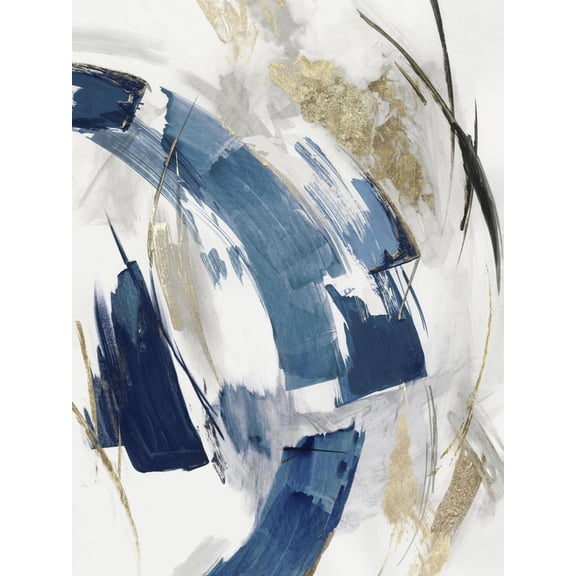 Art.com Indigo Crescent II Art Print by PI Studio, 12" x 16"