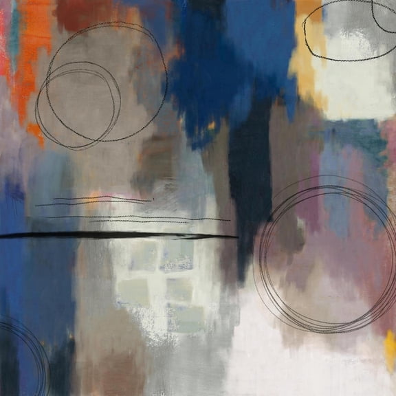 Art.com Indigo Touch II Art Print by Sloane Addison Â&nbsp;, 30" x 30"