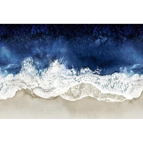 Art.com Indigo Waves From Above II Art Print by Maggie Olsen, 36" x 24"