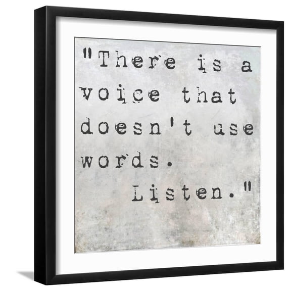 Art.com Inspirational Quote By Rumi On Earthy Background Art Print by nagib, Black Frame Wall Art, 21" x 21"