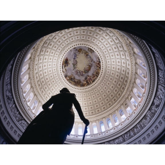 Art.com Interior Rotunda US Capitol Building Photo by Carol Highsmith, 16" x 12"