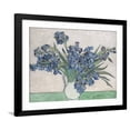 thumbnail image 1 of Art.com Irises Art Print by Vincent van Gogh, Black Frame Wall Art, 40" x 32", 1 of 5