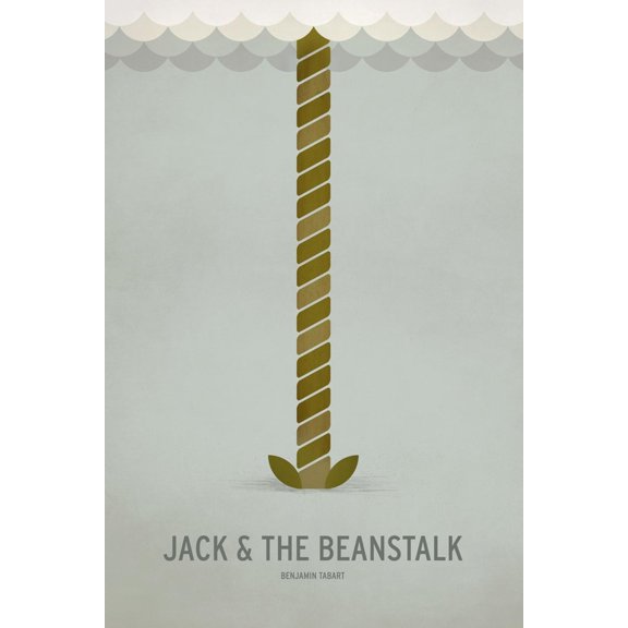 Art.com Jack and the Beanstalk Art Print by Christian Jackson, 12" x 18"