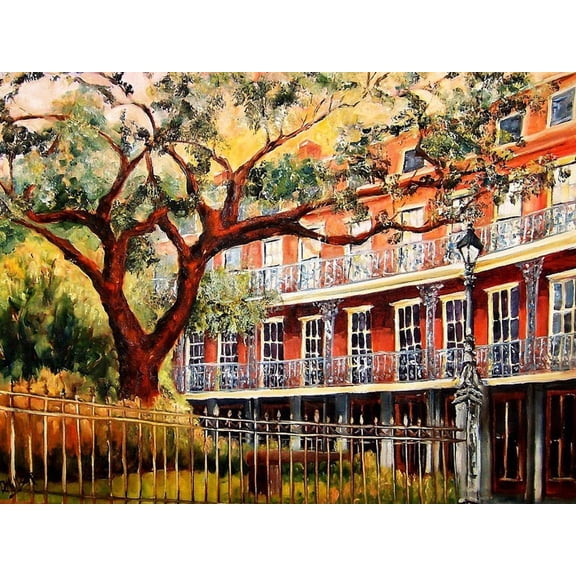 Art.com Jackson Square - New Orleans Art Print by Diane Millsap, 16" x 12"