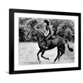 thumbnail image 1 of Art.com Jacqueline Kennedy, Riding a Horse in Waterford, Ireland, Jun 16, 1967 Photo, Black Frame Wall Art, 40" x 32", 1 of 5