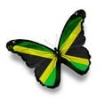 thumbnail image 1 of Art.com Jamaican Flag Butterfly, Isolated On White Art Print by suns_luck, 24" x 24", 1 of 4