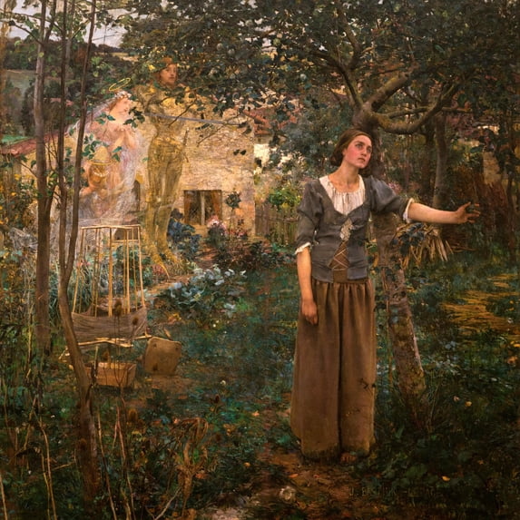 Art.com Joan of Arc, 1879 Giclee Print by Jules Bastien-Lepage, 30" x 30"