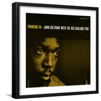 Art.com John Coltrane - Traneing In Art Print, Black Frame Wall Art, 21" x 21"