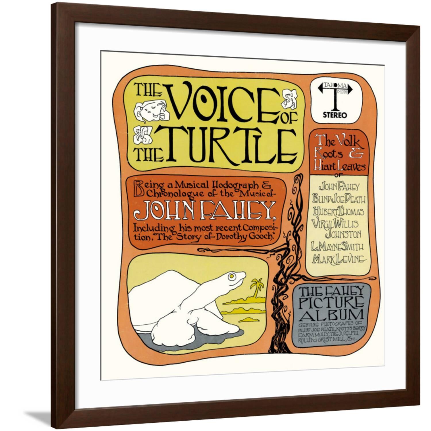 Art John Fahey The Voice Of The Turtle Art Print Brown Frame art-john-fahey-the-voice-of-the-turtle-art-print-brown-frame