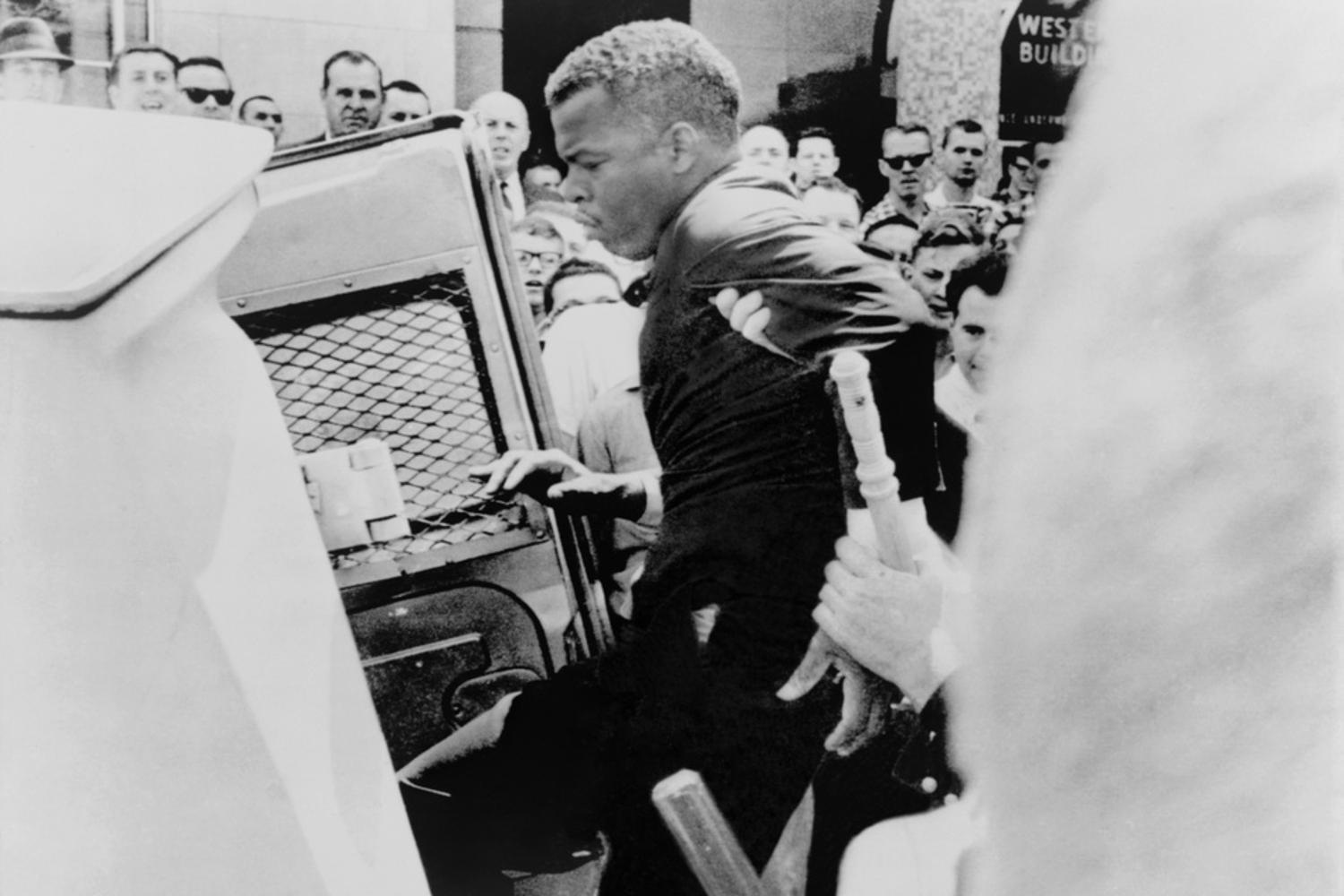 John Lewis Being Arrested in Civil Rights Protest in Nashville