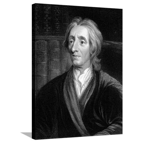 Art.com John Locke, English Philosopher, C1680-1704 Stretched Canvas Print Wall Art by Godfrey Kneller, 24" x 32"