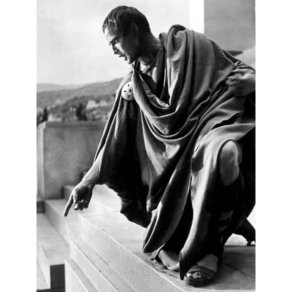 Art.com Julius Caesar, Marlon Brando, 1953 Photo, 12" x 16"