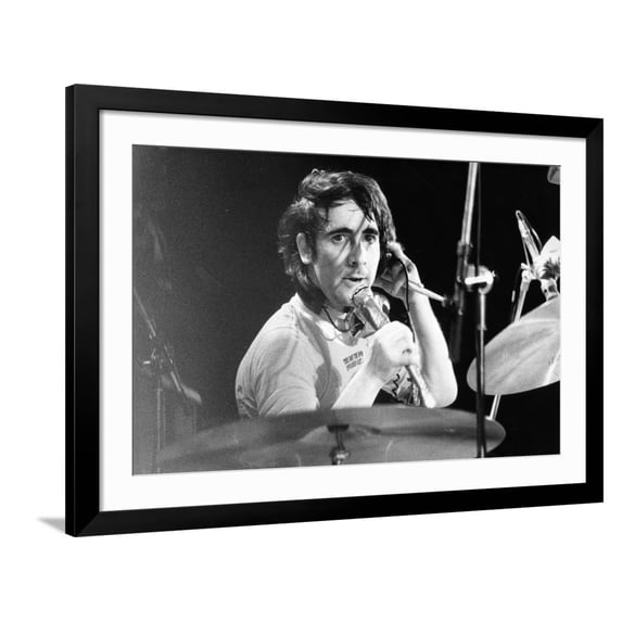 Art.com Keith Moon Singing Bell Boy Art Print, Black Frame Wall Art, 44" x 32"