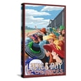 thumbnail image 1 of Art.com Kentucky - Ladies Day at the Track Horse Racing Stretched Canvas Print Wall Art by Lantern Press, 12" x 18", 1 of 4