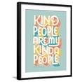 thumbnail image 1 of Art.com Kind People I Art Print by Gia Graham, Black Frame Wall Art, 23" x 29", 1 of 5