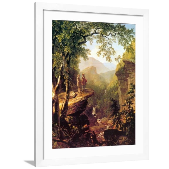 Art.com Kindred Spirits Art Print by Asher Brown Durand, White Frame Wall Art, 32" x 40"