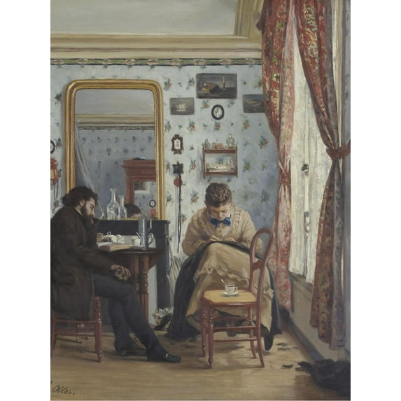 Art.com L'Etudiant Giclee Print by Francisco Oller, 12" x 16"