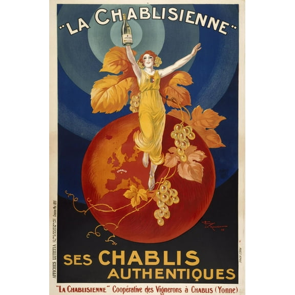 Art.com La Chablisienne Giclee Print, 12" x 18"