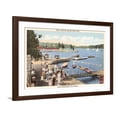 thumbnail image 1 of Art.com Lake Arrowhead, California Art Print, Brown Frame Wall Art, 44" x 32", 1 of 5