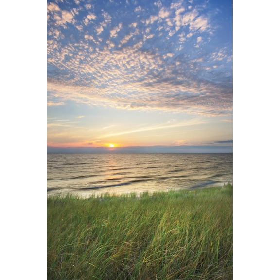 Art.com Lake Michigan Sunset I Art Print by Alan Majchrowicz, 12" x 18"