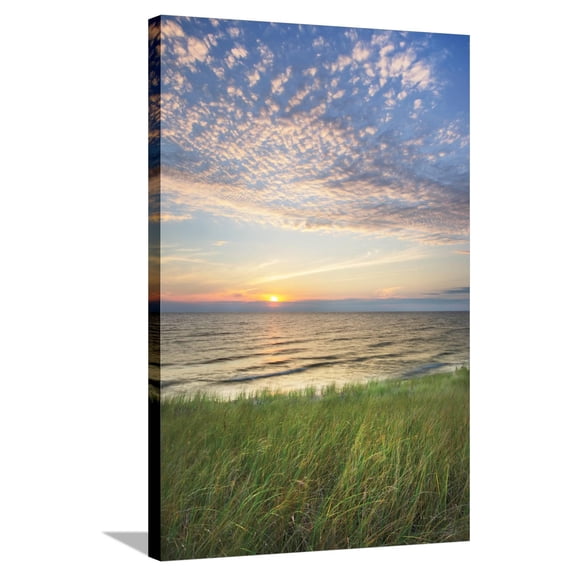 Art.com Lake Michigan Sunset I Stretched Canvas Print Wall Art by Alan Majchrowicz, 24" x 36"