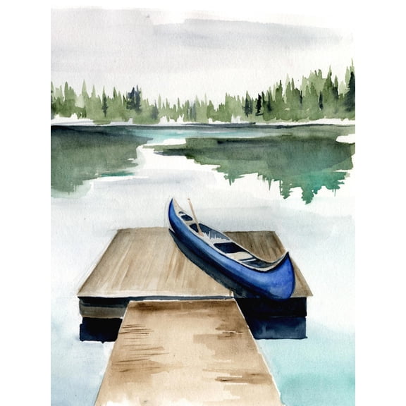 Art.com Lake Views I Art Print by Jennifer Paxton Parker, 12" x 16"