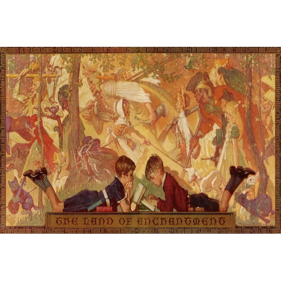 Art.com Land of Enchantment, December 22,1934 Giclee Print by Norman Rockwell, 18" x 12"