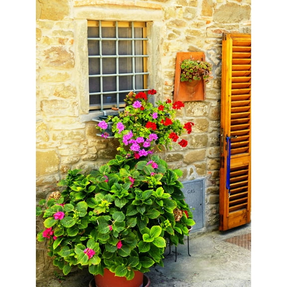 Art.com Late Summer in the Tuscan Village of Volpaia, Tuscany, Italy Photographic Print by Richard Duval, 12" x 16"