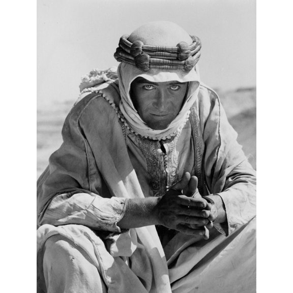 Art.com Lawrence of Arabia, Peter O'Toole, 1962 Premium Photographic Print, 12" x 16"
