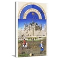thumbnail image 1 of Art.com Le Tres Riches Heures Du Duc De Berry - October Stretched Canvas Print Wall Art by Paul Herman & Jean Limbourg, 24" x 36", 1 of 4