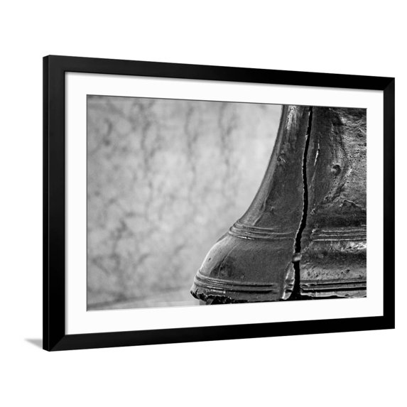 Art.com Liberty Bell Closeup Photo, Black Frame Wall Art, 44" x 32"