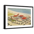 thumbnail image 1 of Art.com Lido Beach, Casino, Sarasota, Florida Art Print, Black Frame Wall Art, 29" x 21", 1 of 5
