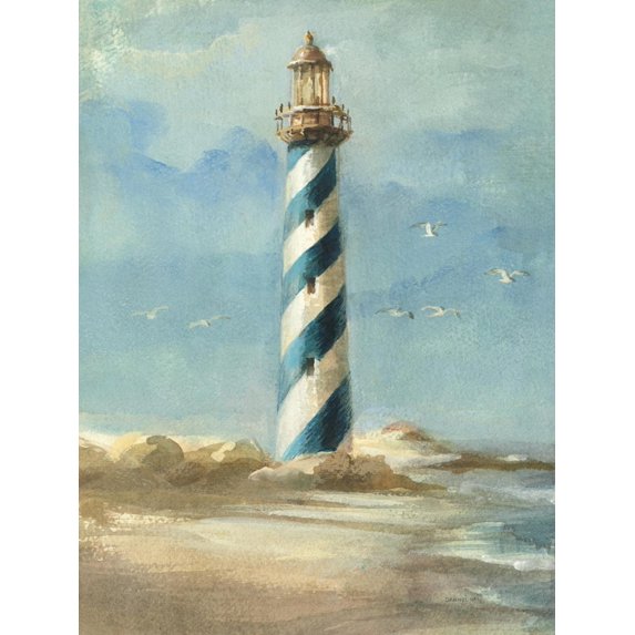 Art.com Lighthouse I Art Print by Danhui Nai, 18" x 24"