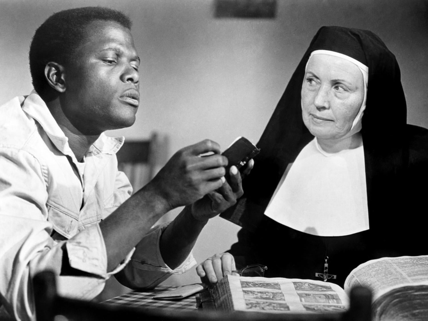 Art.com Lilies of the Field, Sidney Poitier, Lilia Skala, 1963 Photo ...