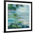 thumbnail image 1 of Art.com Lily Pond I Art Print by Silvia Vassileva, Black Frame Wall Art, 38" x 38", 1 of 5