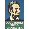 thumbnail image 1 of Art.com Lincoln, Good Books Build Character Art Print, 24" x 36", 1 of 3