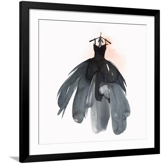 Art.com Little Black Dress I Art Print by Isabelle Z, Black Frame Wall Art, 38" x 38"