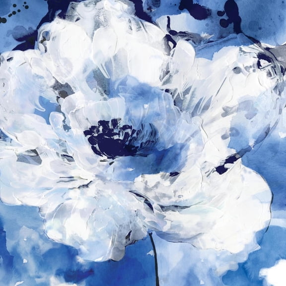Art.com Little Blue II Art Print by Eva Watts, 24" x 24"