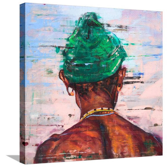 Art.com Lolpatie ( oil on panel) Stretched Canvas Print Wall Art by Aaron Bevan-Bailey, 24" x 24"