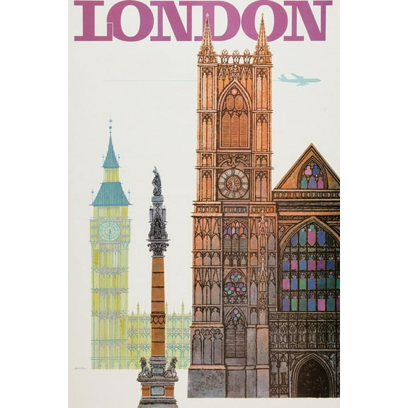 Art.com London Art Print by David Klein, 12" x 18"