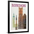 thumbnail image 1 of Art.com London Art Print by David Klein, Black Frame Wall Art, 32" x 44", 1 of 5