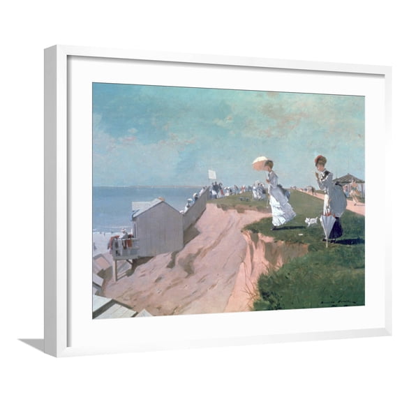 Art.com Long Branch, 1869 Giclee Print by Winslow Homer, White Frame Wall Art, 29" x 23"
