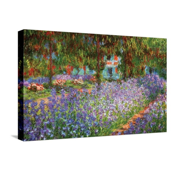 Art.com Luncheon on the Grass Stretched Canvas Print Wall Art by Claude Monet, 24" x 16"