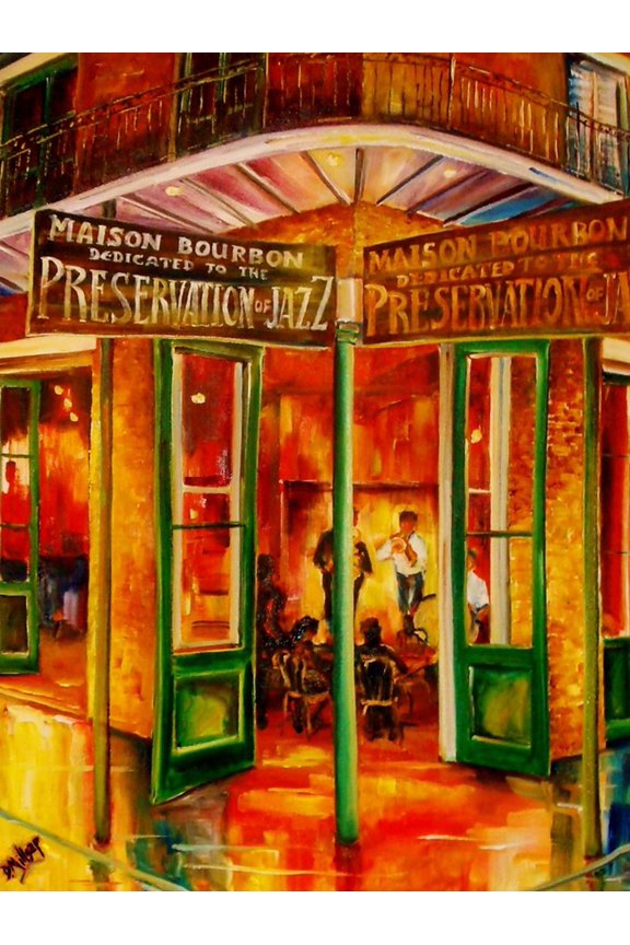 Maison Bourbon Art Print by Diane Millsap, 12" x 16"