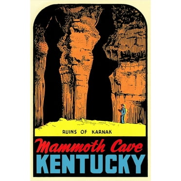 Art.com Mammoth Cave Decal Art Print, 12" x 18"