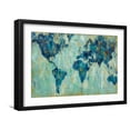 thumbnail image 1 of Art.com Map of the World Art Print by Silvia Vassileva, Black Frame Wall Art, 23" x 17", 1 of 5