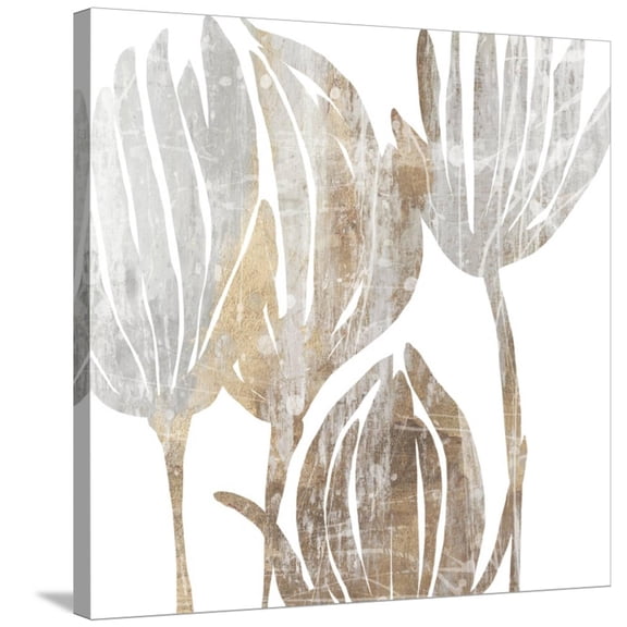 Art.com Marble Foliage III Stretched Canvas Print Wall Art by PI Studio, 30" x 30"