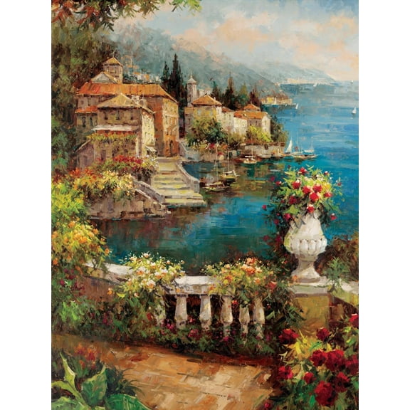 Art.com Marina View II Art Print by Peter Bell, 12" x 16"