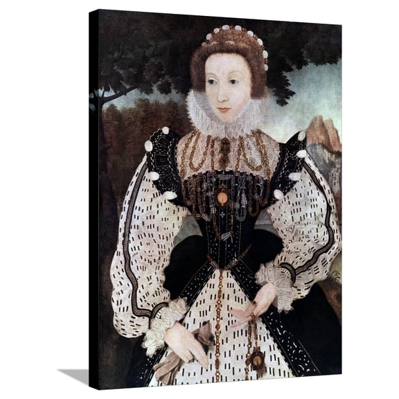 Art.com Mary, Queen of Scots, 16th Century Stretched Canvas Print Wall Art, 24" x 32"