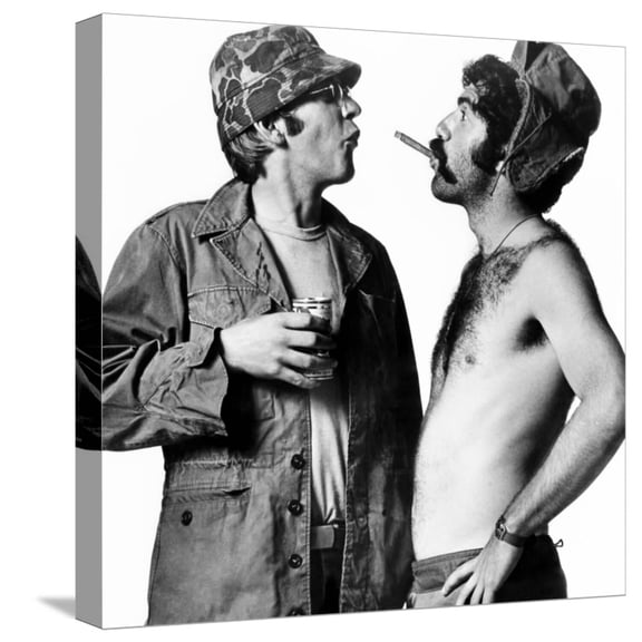 Art.com Mash, Donald Sutherland, Elliott Gould, 1970 Stretched Canvas Print Wall Art, 16" x 16"